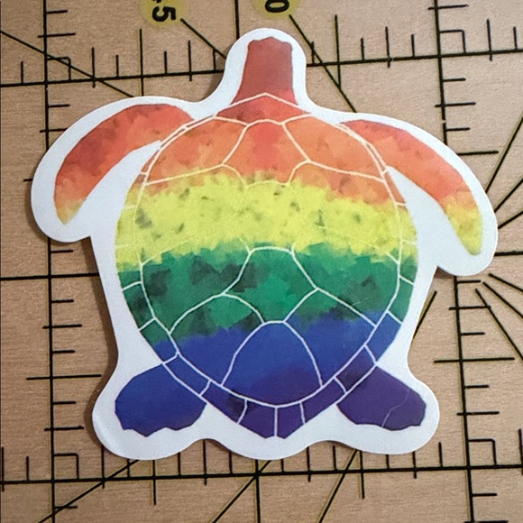 💜13/$13 +Bundle Sticker Sale | Turtle Animal Waterproof Sticker - Picture 1 of 6
